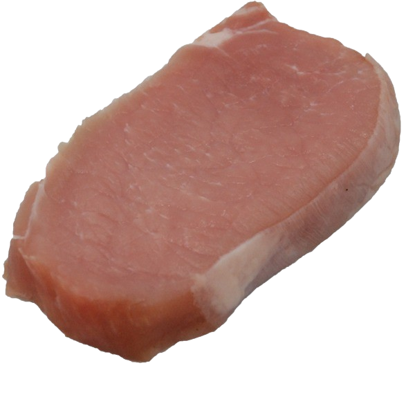 Schweinerücken 4 Stück á 110g für Schnitzel oder Steak, reg.