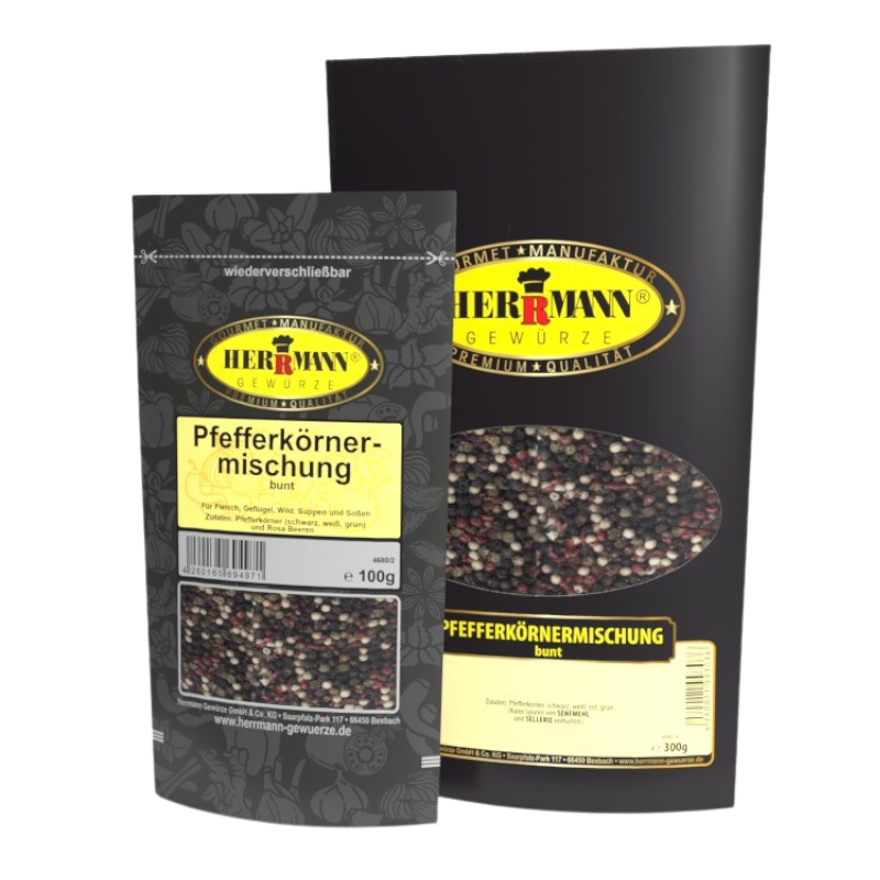 Herrmann Gewürze Pfefferkörner bunt 100g