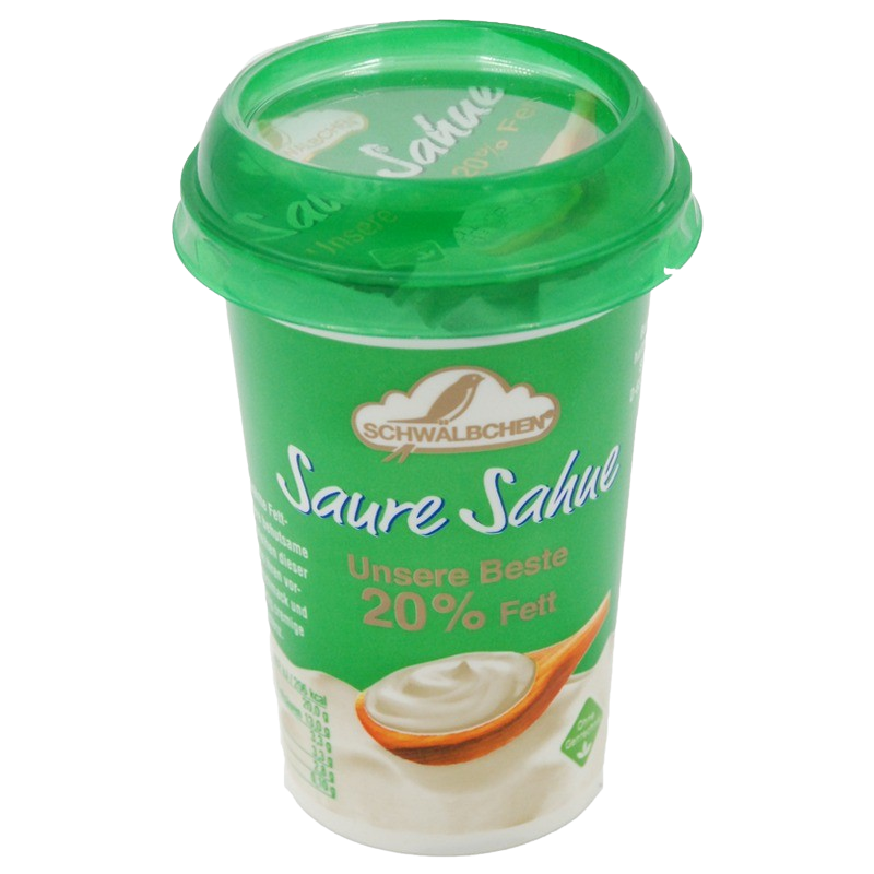 Saure Sahne, frisch 20% Fett 250g (unsere Beste Schwälbchen)