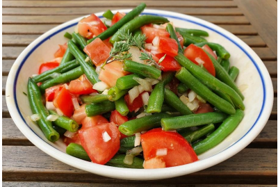 Mediterraner Bohnen-Salat