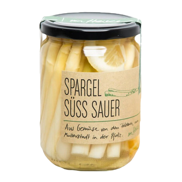 Spargel süß sauer, 500g (Abtropf. 260g) von Heike (handgemacht)