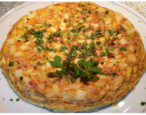 Petersilienwurzel-Tortilla